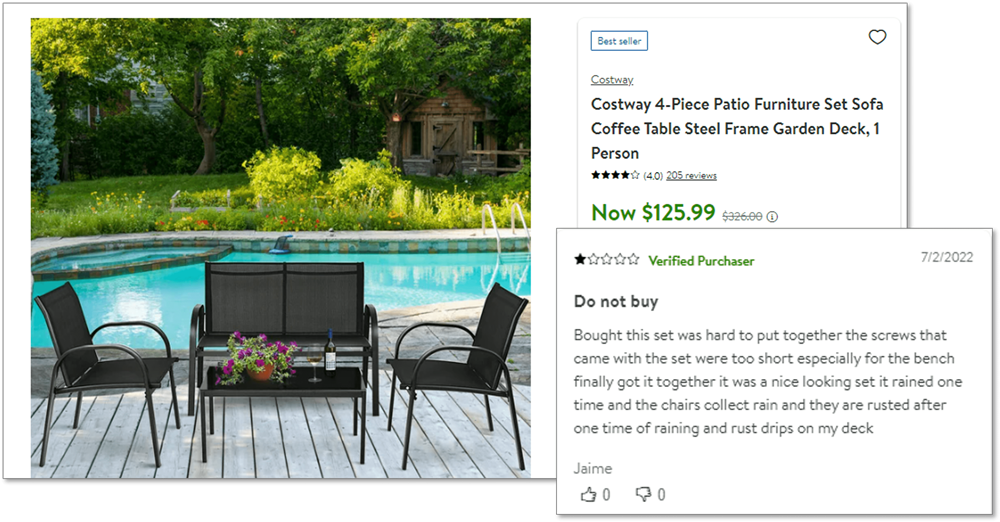 Buyer Beware: Avoid Steel Outdoor Pool Furniture - Rust Warning